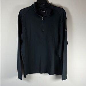 Nike Black Quarter-Zip Long Sleeve Shirt